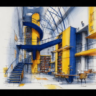 Fixer City style, Midjourney V7: Midlibrary