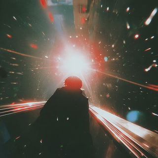 Ambertrail Marblestain style, Midjourney V7: cinematic shot from sci-fi movie