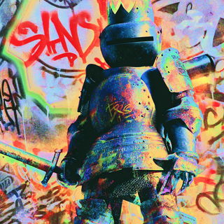 Spraybotanica style, Midjourney V7: concept art character design of retropunk steam knight