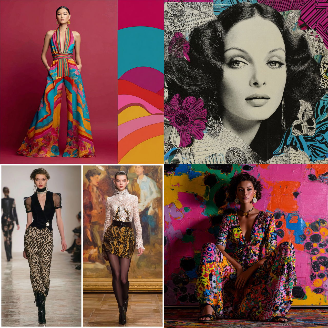 Diane von Furstenberg style, Midjourney V7, render 1 of 4