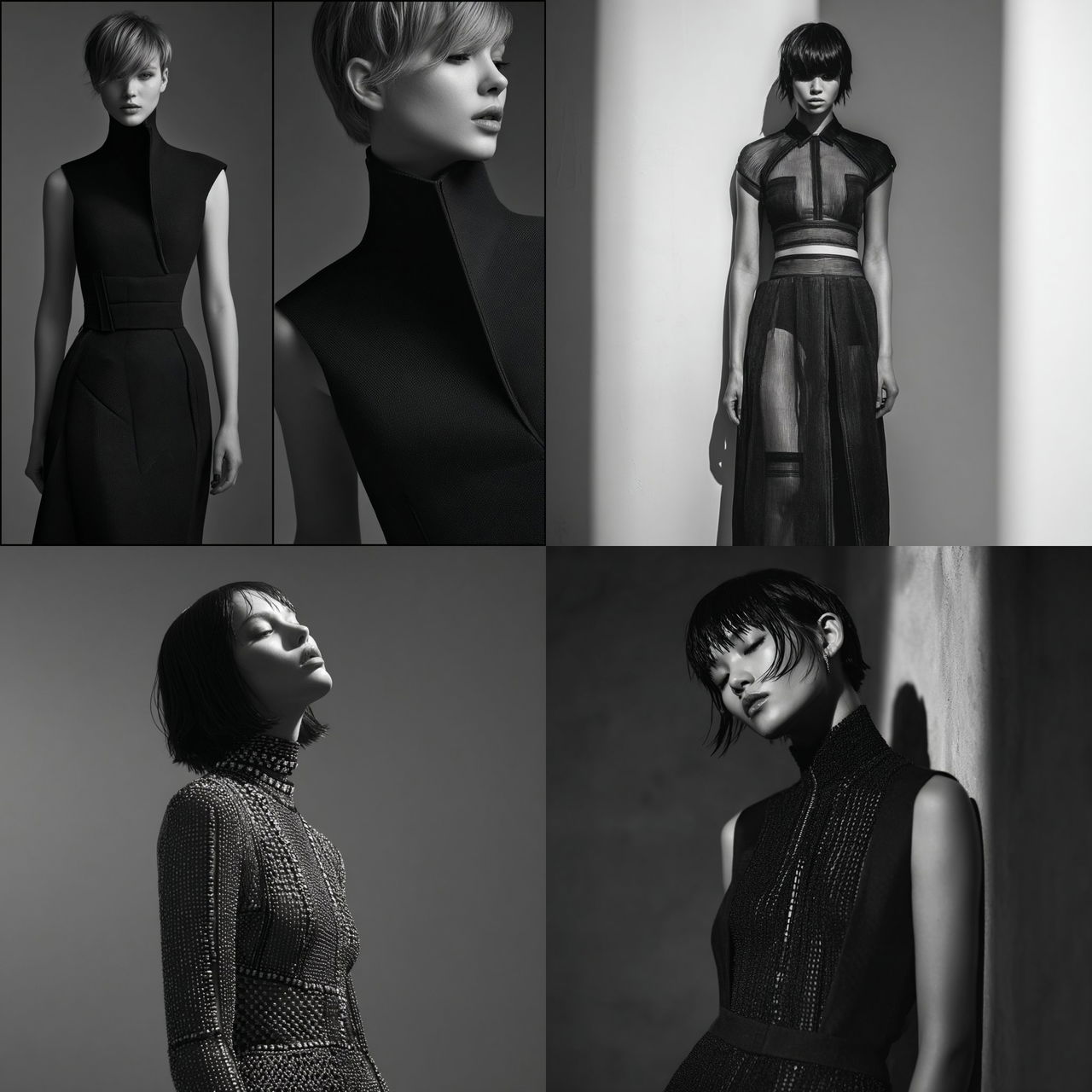 Dion Lee style, Midjourney V7, render 1 of 4