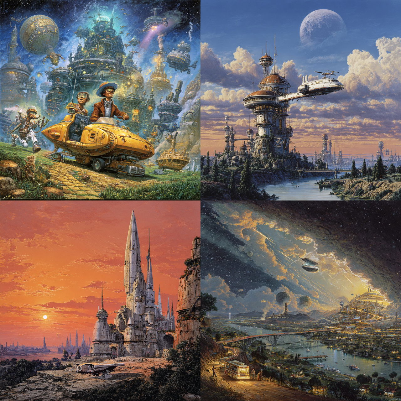Don Dixon style, Midjourney V7, render 1 of 4