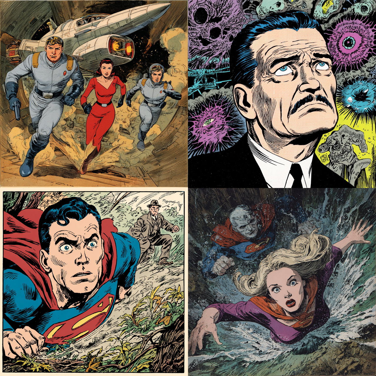 Don Heck style, Midjourney V7, render 1 of 4