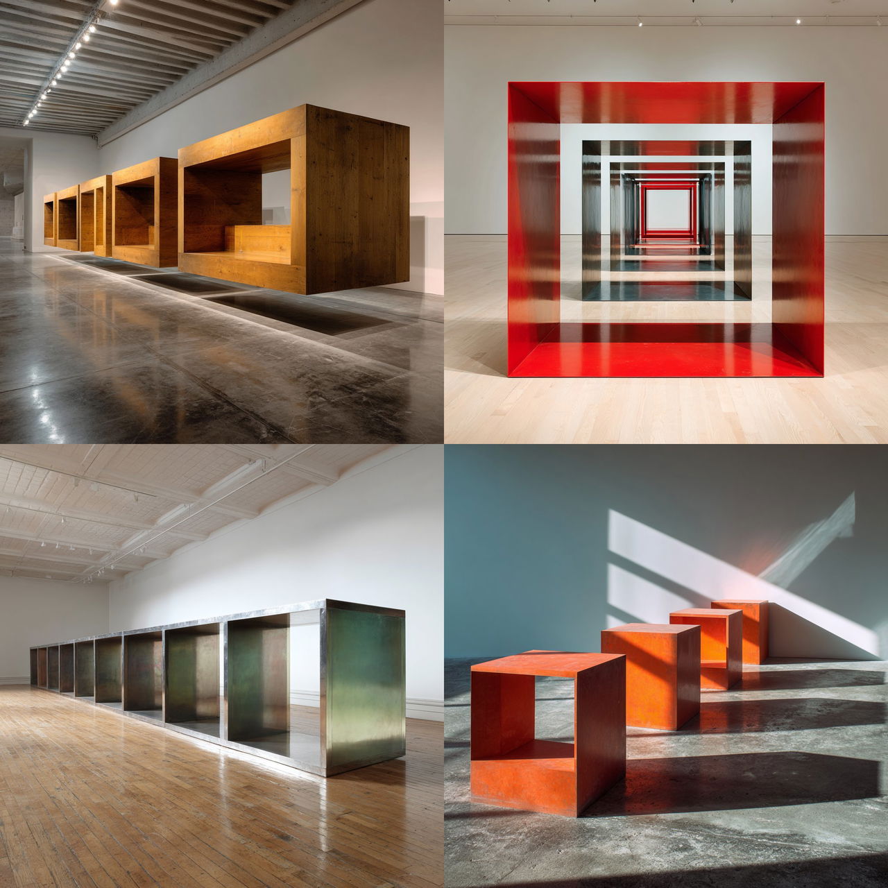 Donald Judd style, Midjourney V7, render 1 of 4