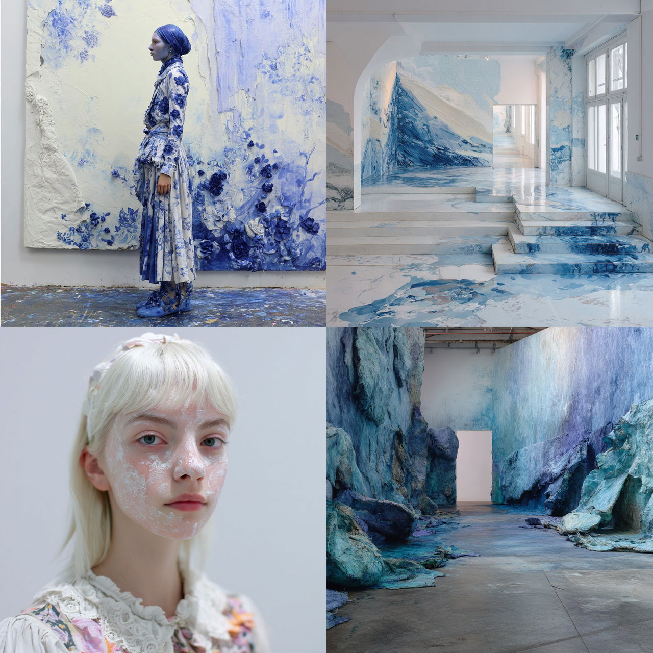Donna Huanca style, Midjourney V7, render 1 of 4