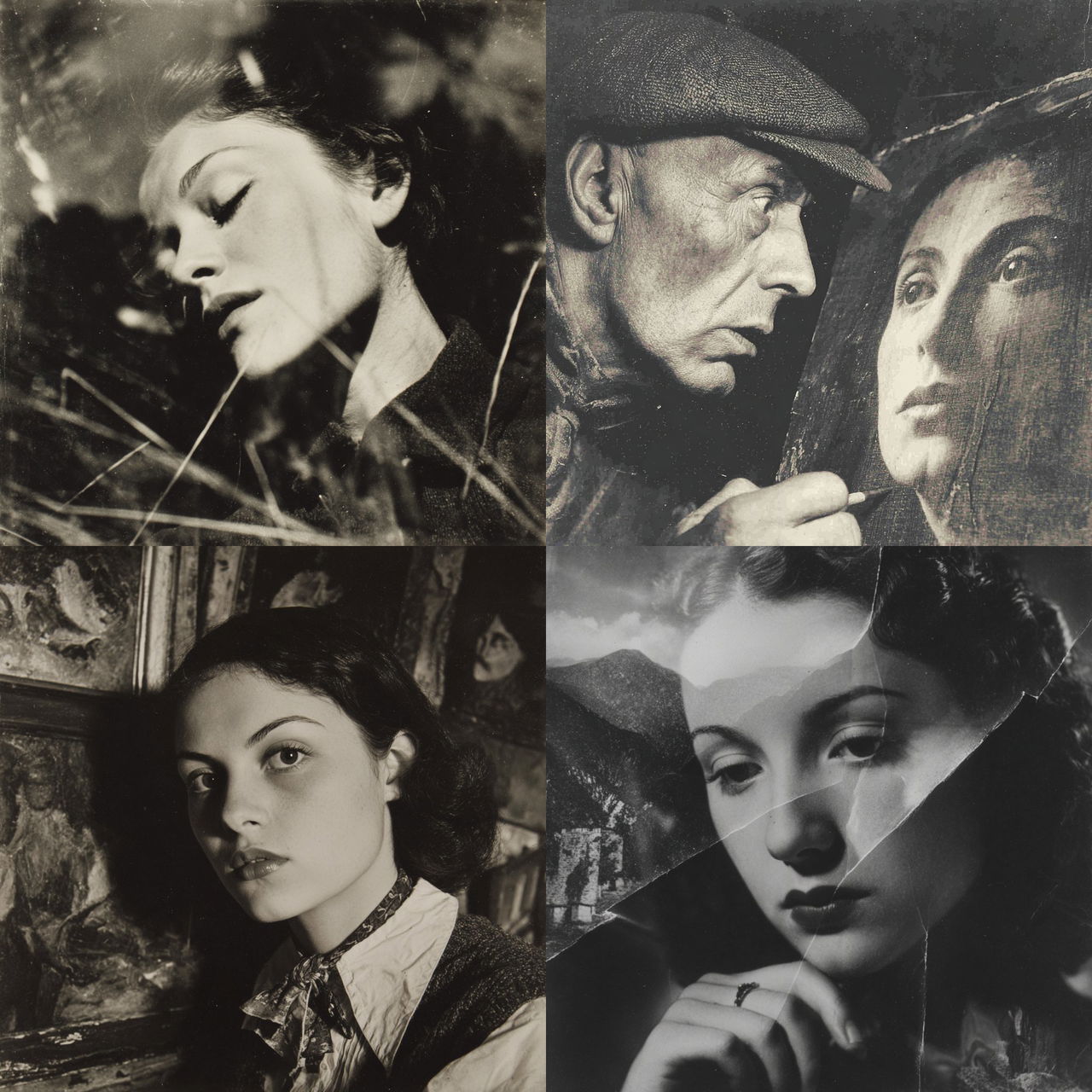 Dora Maar style, Midjourney V7, render 1 of 4