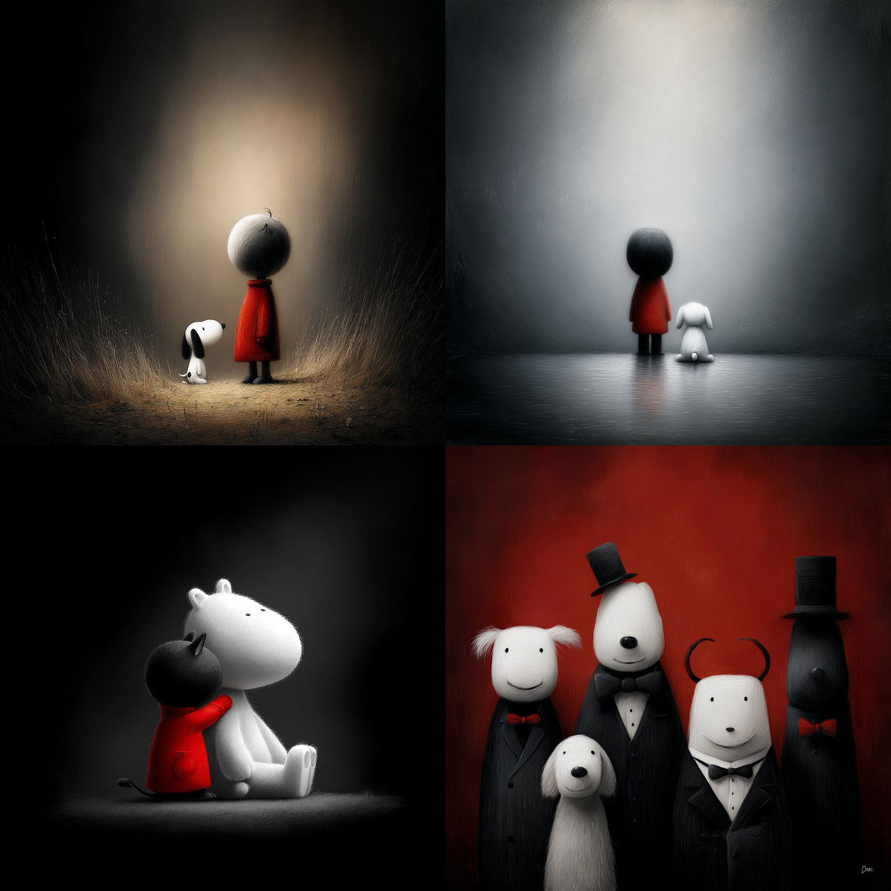 Doug Hyde style, Midjourney V7, render 1 of 4
