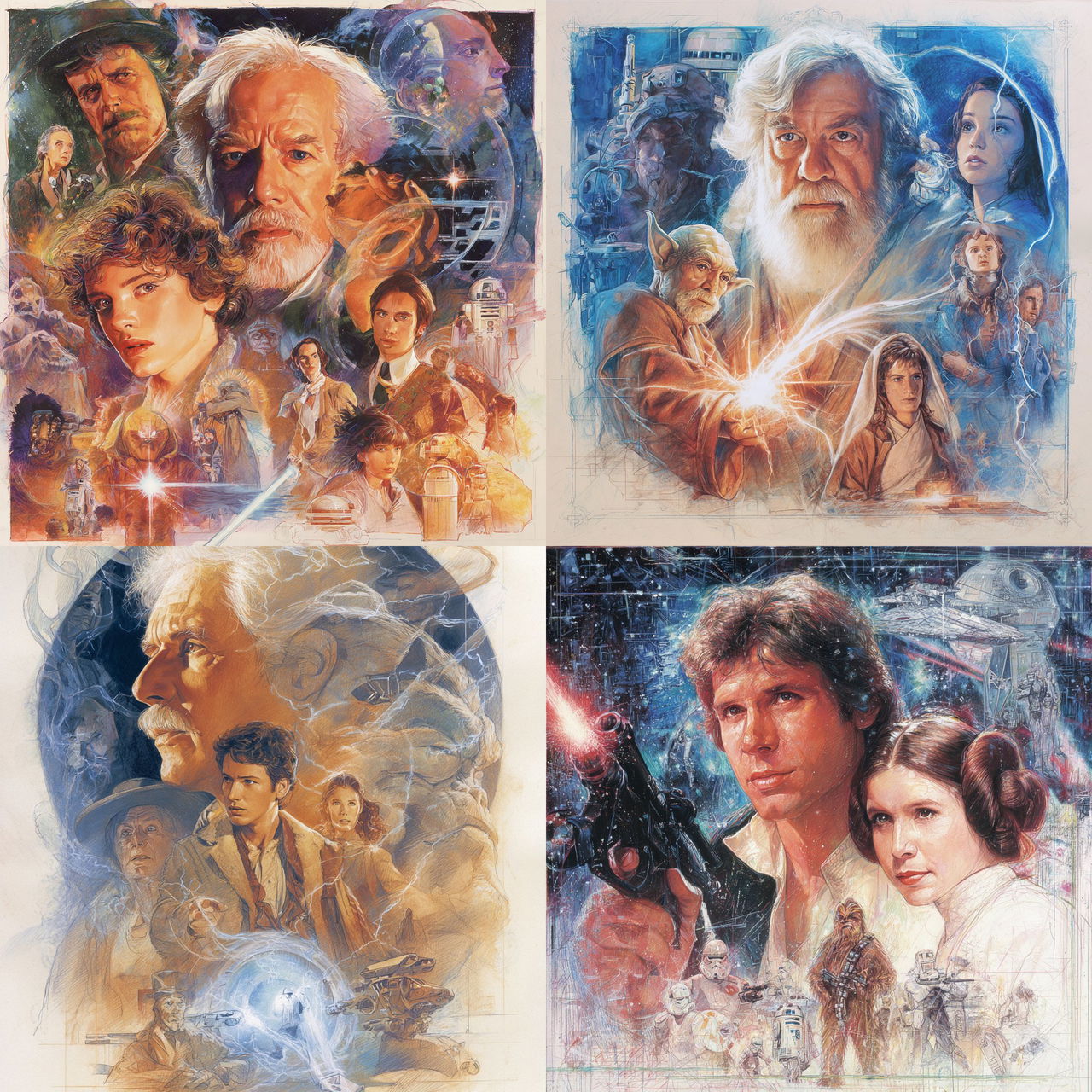 Drew Struzan style, Midjourney V7, render 1 of 4