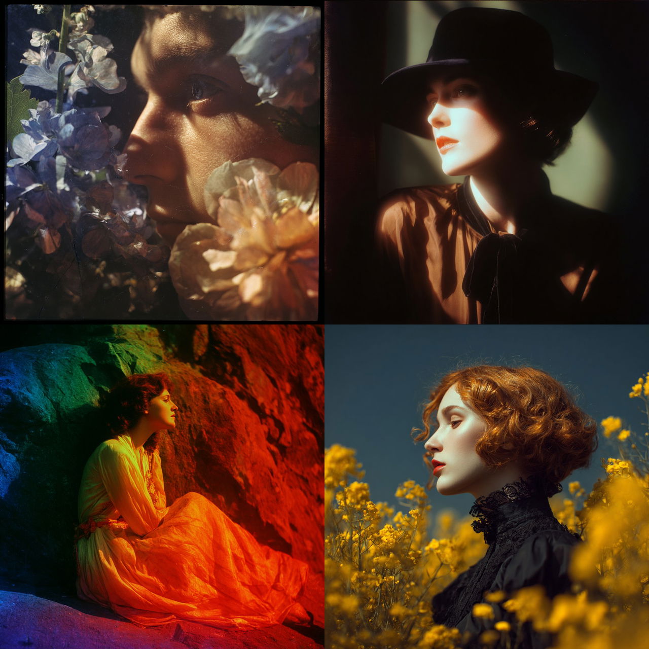 Dufaycolor photograph style, Midjourney V7, render 1 of 4
