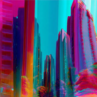 Riftophany style, Midjourney V7: megacity with futuristic bioarchitecture