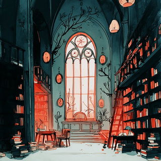 Coralwood Folklorism style, Midjourney V7: Midlibrary