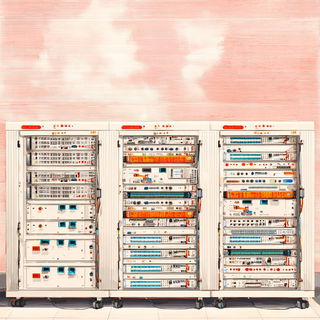 Sakuramarine style, Midjourney V7: technical infrastructure blueprint schematics