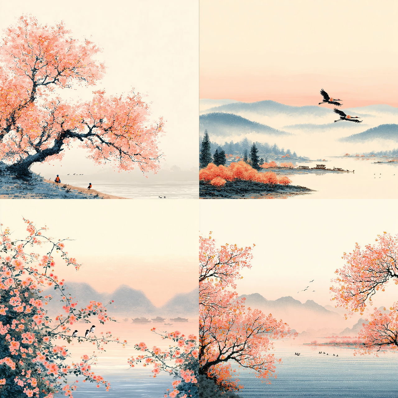 Sakuramarine style, Midjourney V7, render 1 of 4