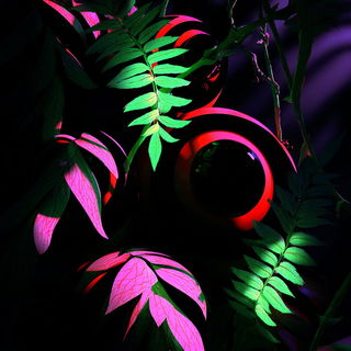 Phthalocyanine Spectralism style, Midjourney V7: creative pattern composition