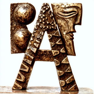Patina Slipforms style, Midjourney V7: typographic composition with large letters