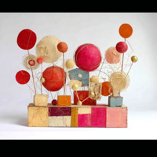 Celstitch style, Midjourney V7: abstract 3D render