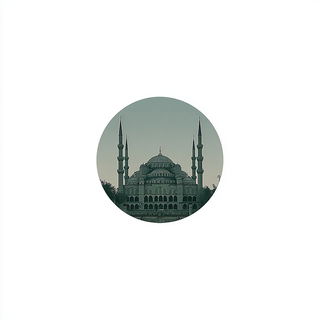 Ruinferrous style, Midjourney V7: bold minimalist logo design for Istanbul city municipal services