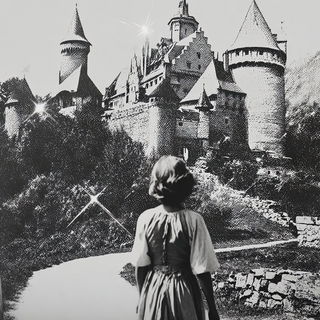 Gutteratlas style, Midjourney V7: retro fairy-tale illustration