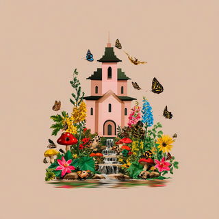 Vanbloom style, Midjourney V7: retro fairy-tale illustration