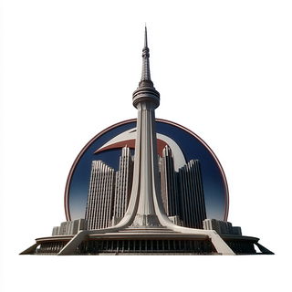 Neocelestism style, Midjourney V7: bold minimalist logo design for Istanbul city municipal services
