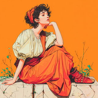 Gearflora style, Midjourney V7: classical 18th-century oil painting
