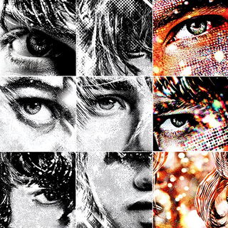 Glintfrost Panoramics style, Midjourney V7: black-and-white manga comic strip
