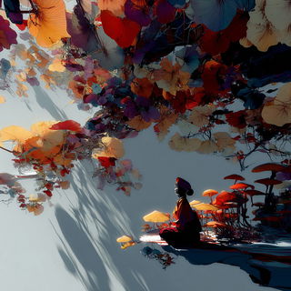 Paintspill Big Top style, Midjourney V7: retro fairy-tale illustration