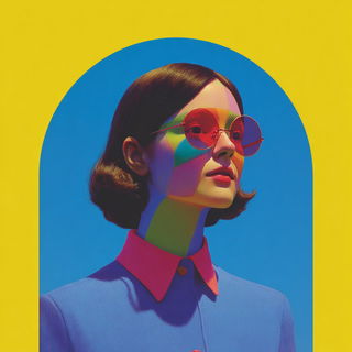 Moonsplice style, Midjourney V7: photographic portrait of female protagonist