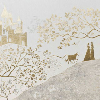 Giltwave Forging style, Midjourney V7: retro fairy-tale illustration