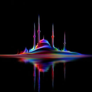 Prismfluidics style, Midjourney V7: bold minimalist logo design for Istanbul city municipal services