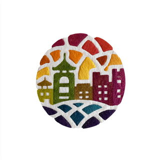 Stitchbeast Lithics style, Midjourney V7: bold minimalist logo design for Istanbul city municipal services