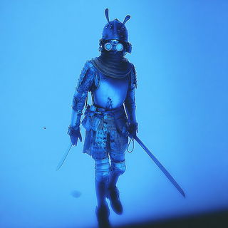Submergothic style, Midjourney V7: concept art character design of retropunk steam knight