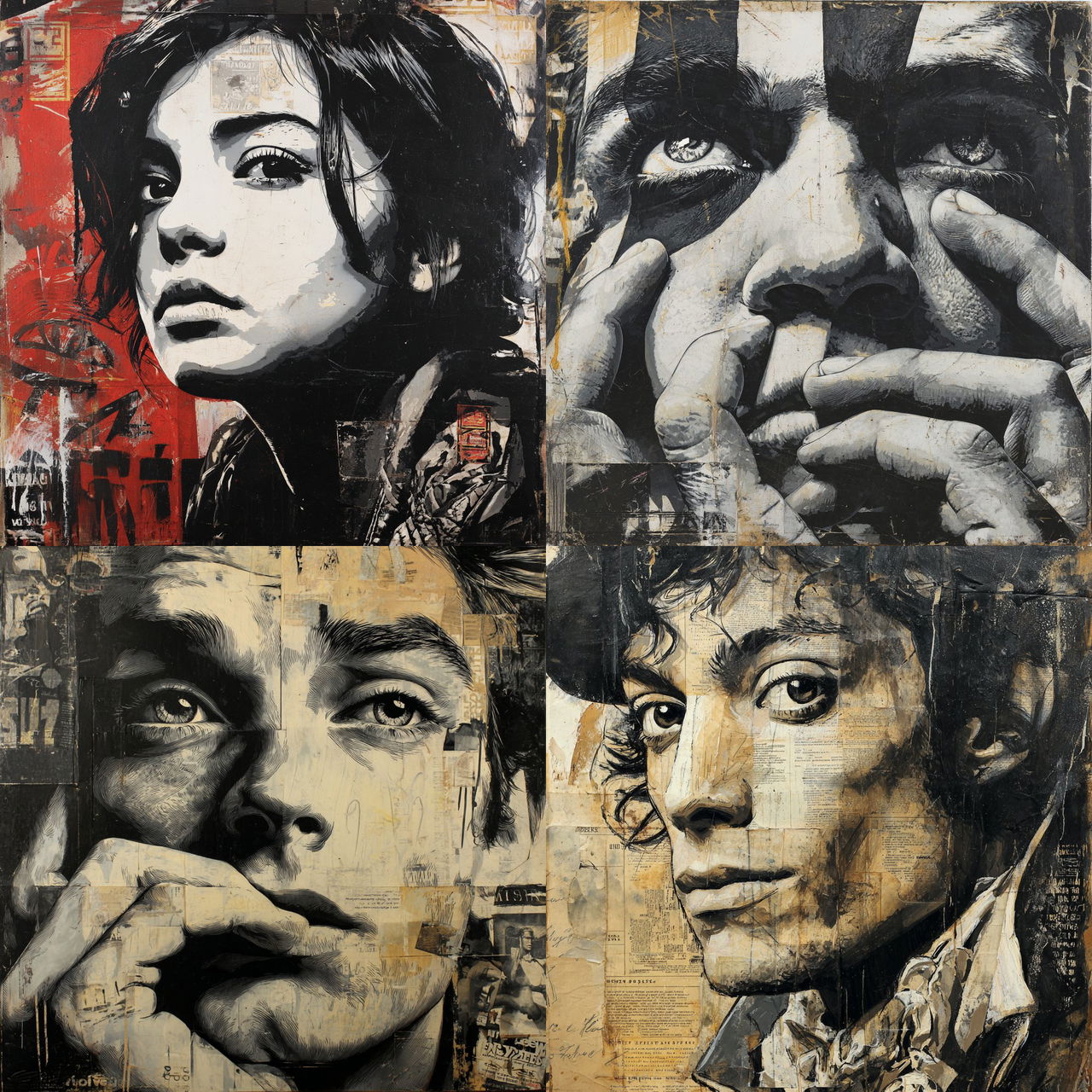 Eddie Colla style, Midjourney V7, render 1 of 4