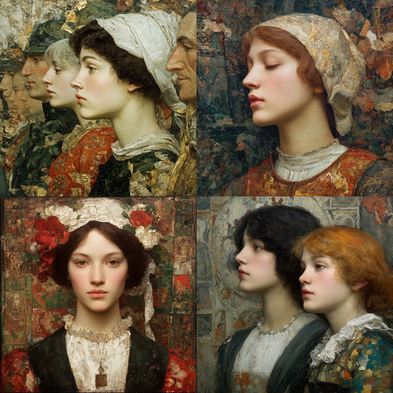 Edgar Maxence style, Midjourney V7, render 1 of 4