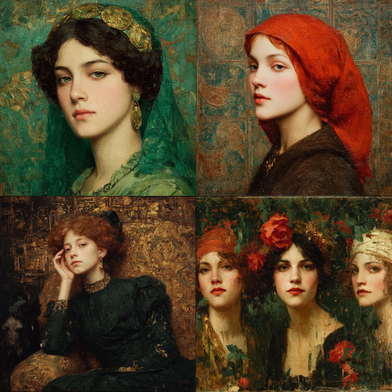 Eduard Veith style, Midjourney V7, render 1 of 4