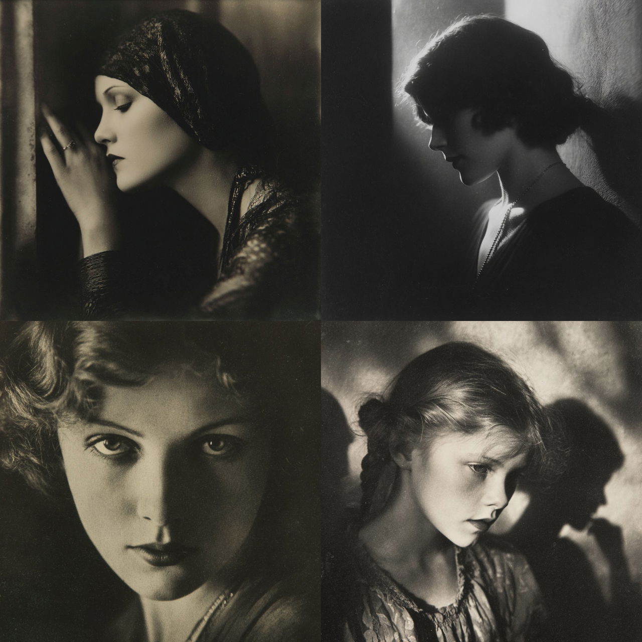 Edward Steichen style, Midjourney V7, render 1 of 4