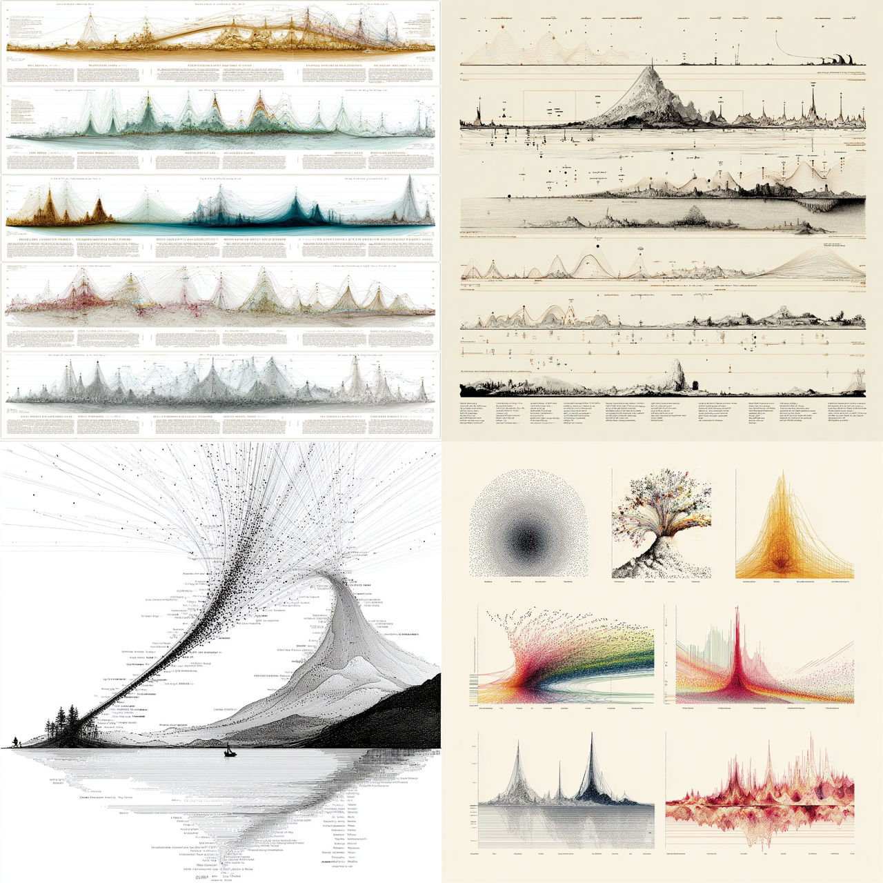 Edward Tufte style, Midjourney V7, render 1 of 4