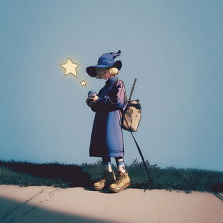Marlshadow style, Midjourney V7: retro fairy-tale illustration