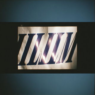Marlshadow style, Midjourney V7: typographic composition with large letters
