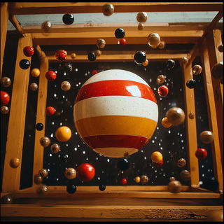 Citrus Effigy style, Midjourney V7: abstract 3D render