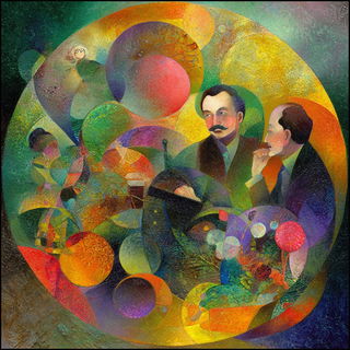 Petalshard style, Midjourney V7: editorial illustration for popular scientific magazine cover