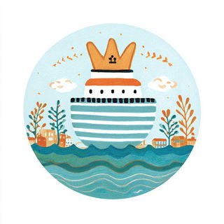 Migratory Storyform style, Midjourney V7: bold minimalist logo design for Istanbul city municipal services