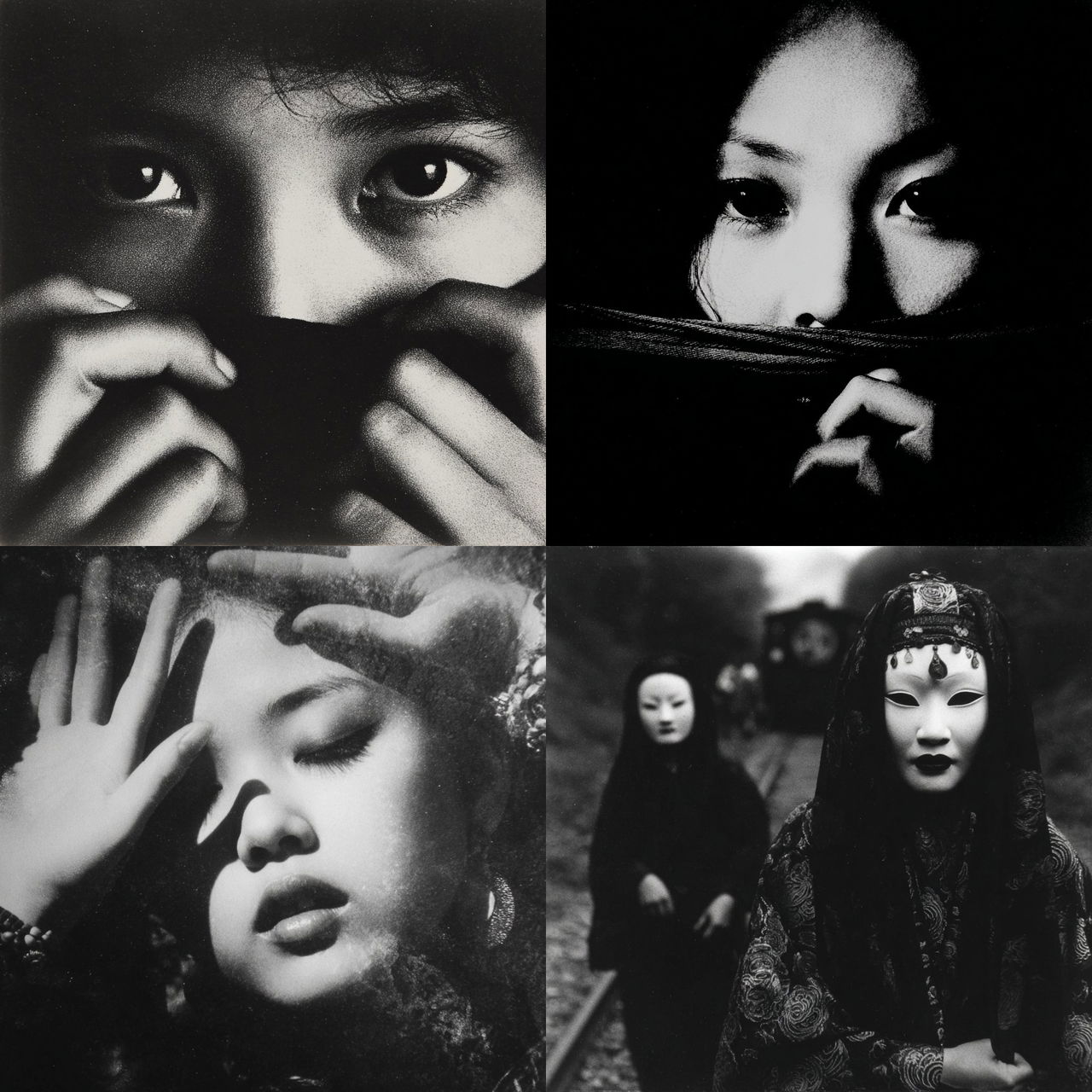 Eikoh Hosoe style, Midjourney V7, render 1 of 4