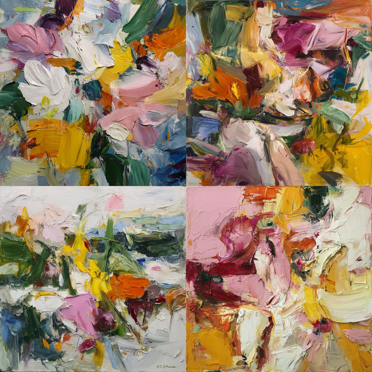 Elaine de Kooning style, Midjourney V7, render 1 of 4