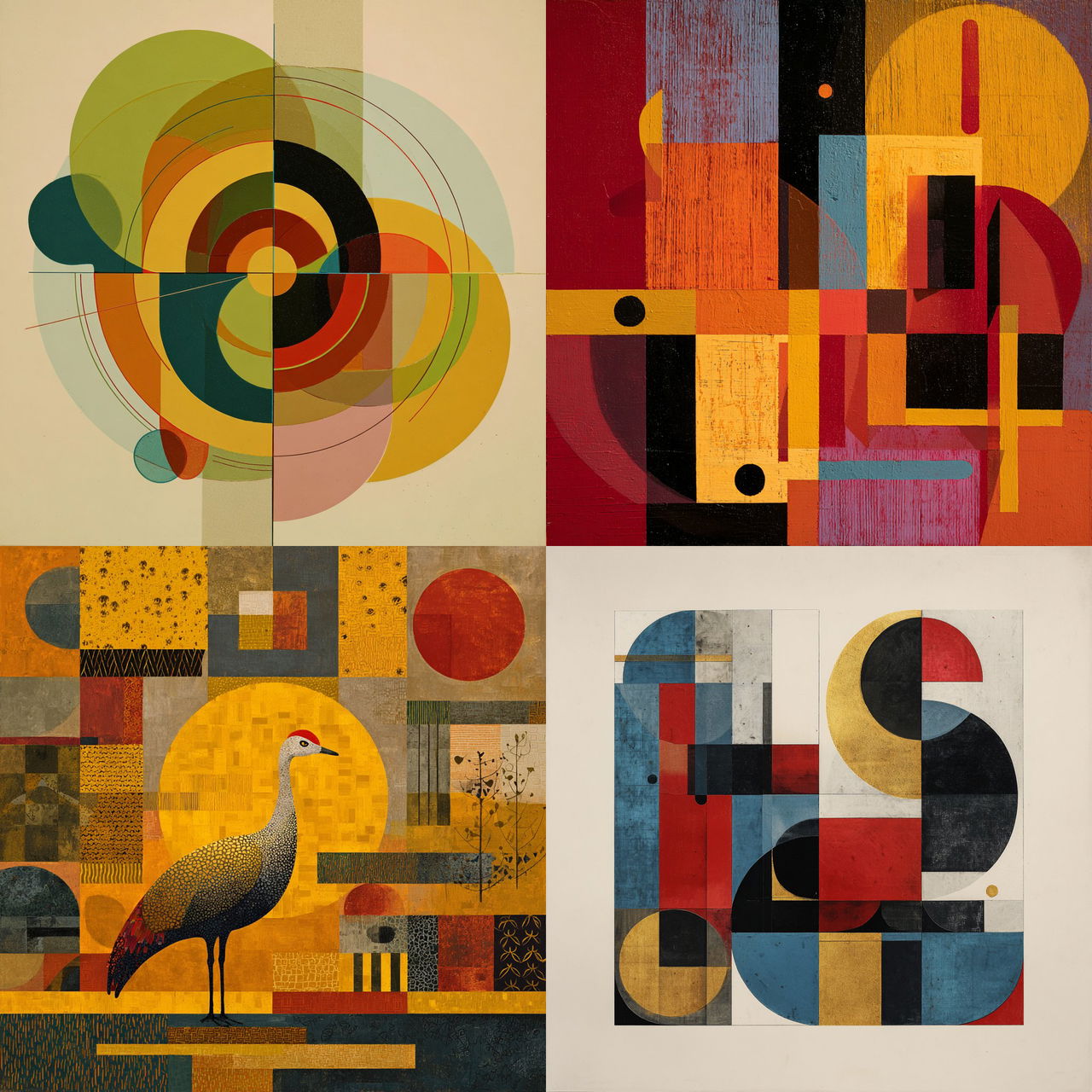 Elaine Lustig Cohen style, Midjourney V7, render 1 of 4