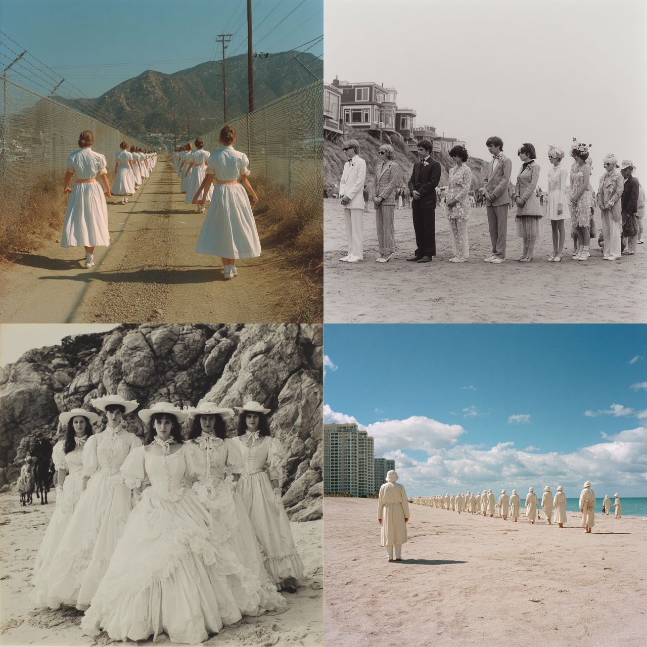 Eleanor Antin style, Midjourney V7, render 1 of 4
