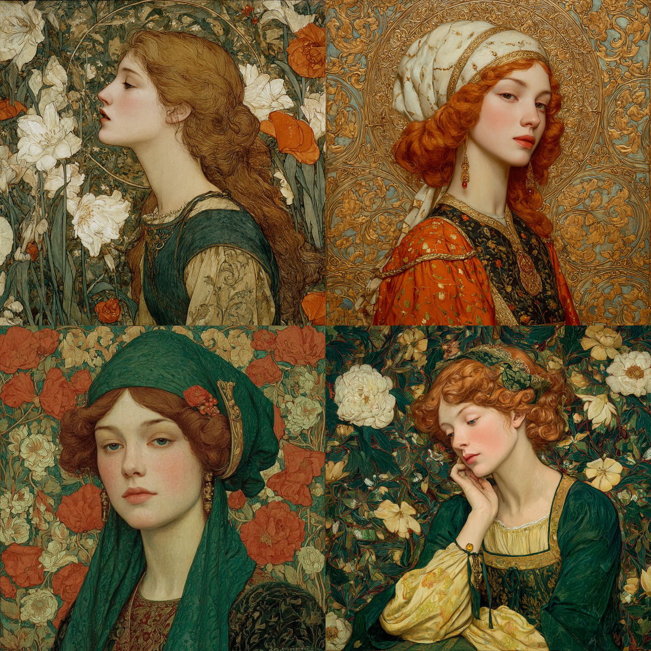Elisabeth Sonrel style, Midjourney V7, render 1 of 4