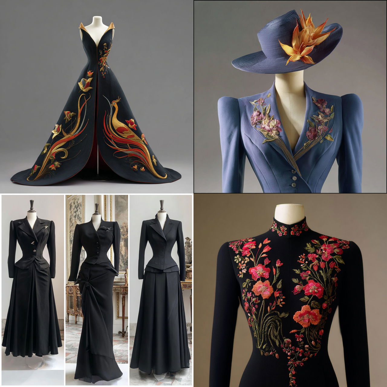 Elsa Schiaparelli style, Midjourney V7, render 1 of 4