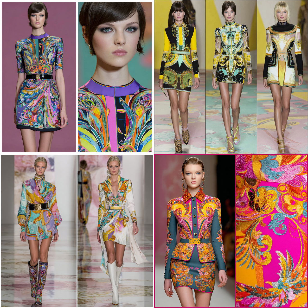 Emilio Pucci style, Midjourney V7, render 1 of 4