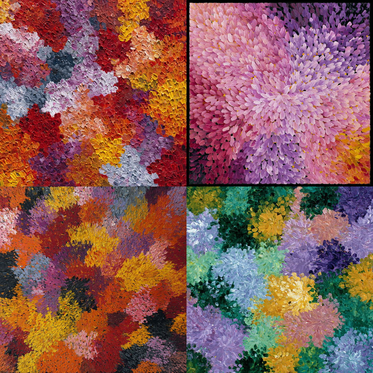 Emily Kame Kngwarreye style, Midjourney V7, render 1 of 4